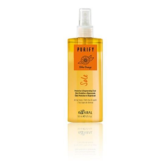 Kaaral PURIFY - SPA Protective And Regenerating Elixir Двухфазный лосьон для волос с УФ-фильтрами