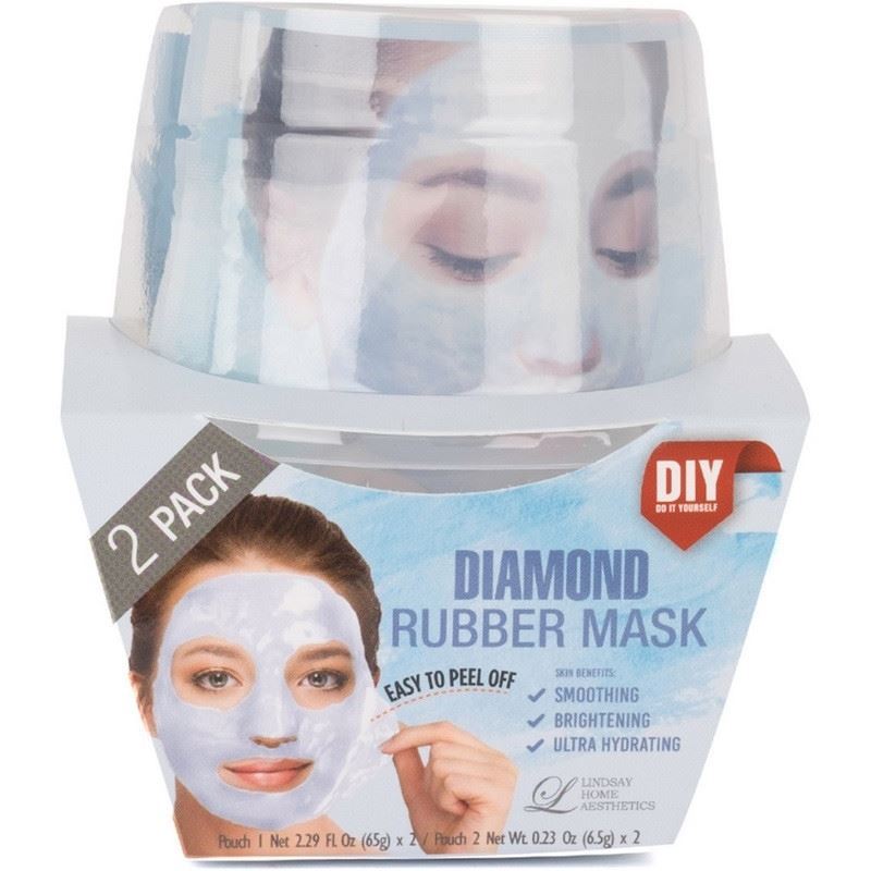 Lindsay Modeling Mask  Diamond Rubber Mask Альгинатная маска для лица с алмазной пудрой (пудра+активатор)