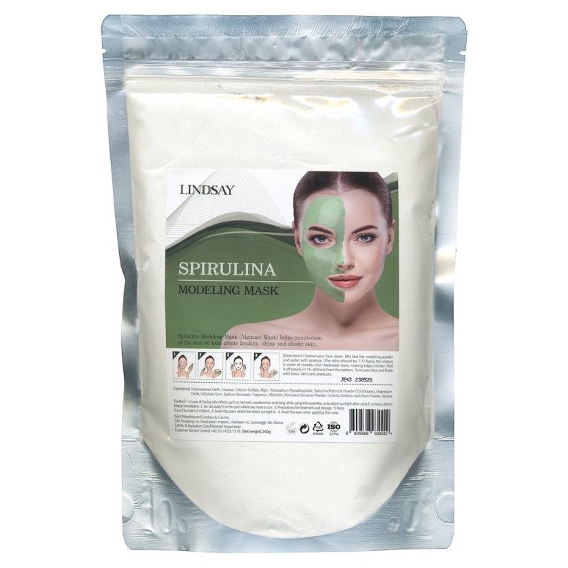 Lindsay Modeling Mask  Spirulina Modeling Mask Альгинатная маска для лица с морскими водорослями