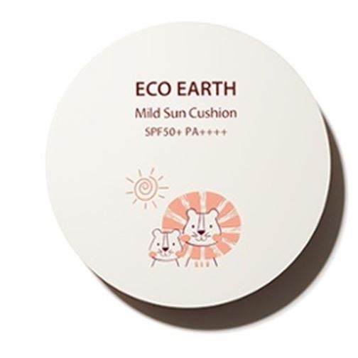 The Saem Eco Earth Mild Sun Cushion (Lion Edition) SPF50+ PA++++ Кушон солнцезащитный