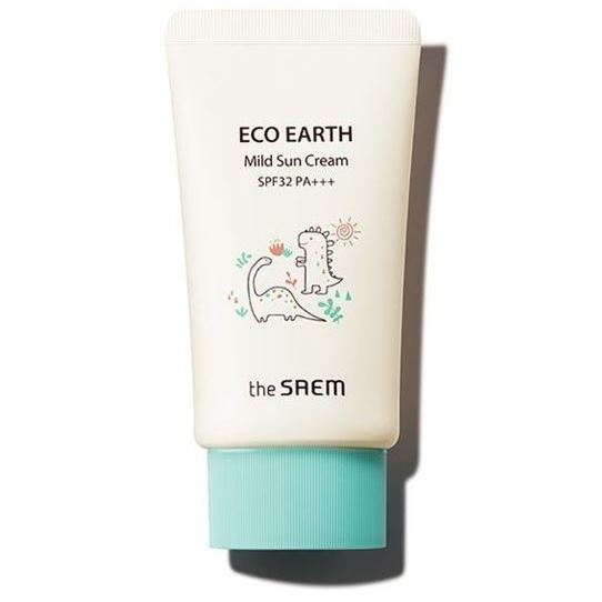 The Saem Eco Earth Mild Sun Cream SPF32 PA+++ Солнцезащитный крем