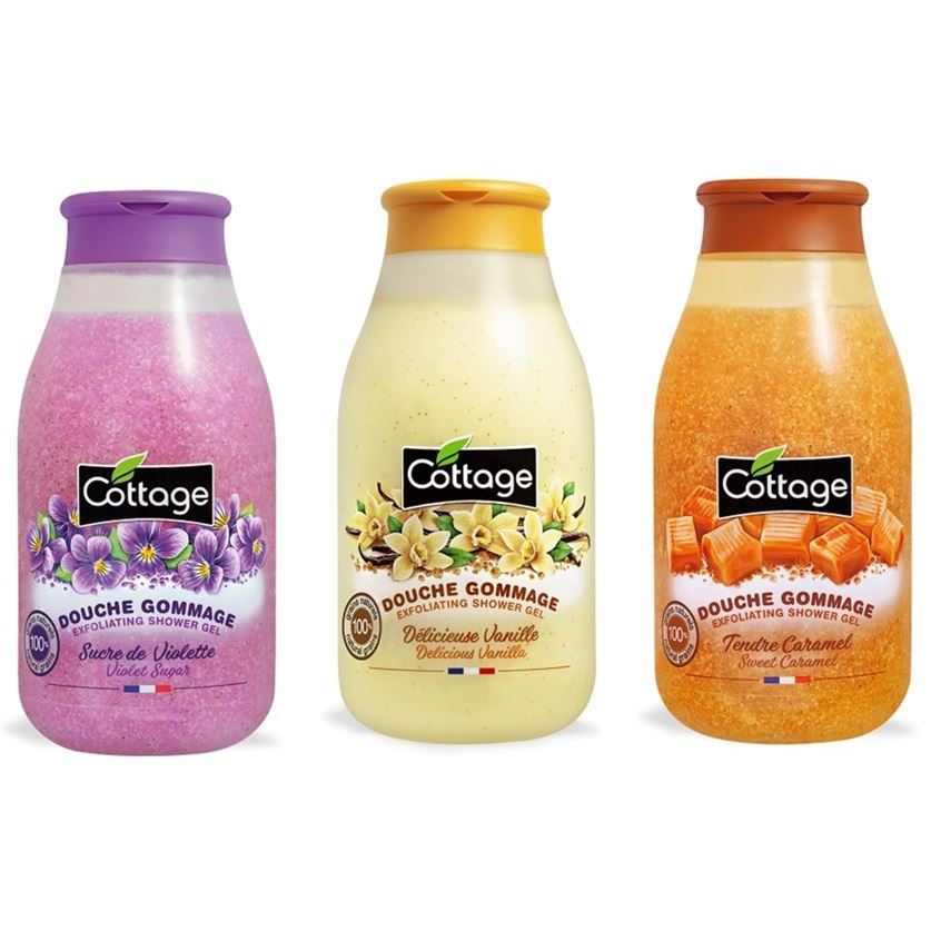 Cottage Гель для душа Gentle Exfoliating Shower Gel Гель для душа отшелушивающий