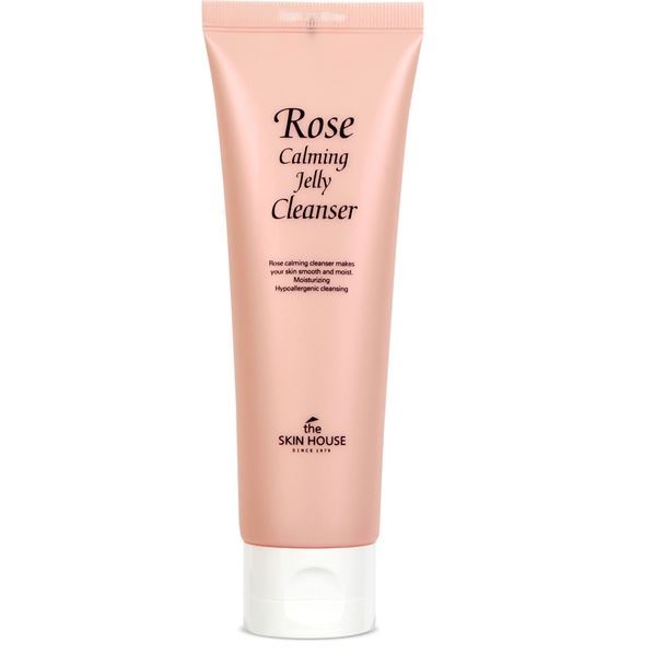 The Skin House Skin Care Rose Calming Jelly Cleanser Очищающее желе с розовой водой для чувствительной кожи 