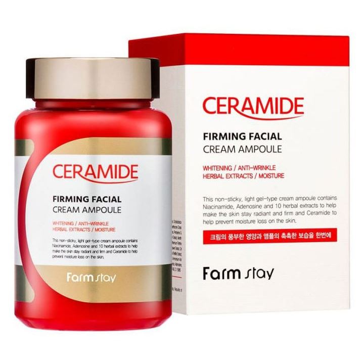 FarmStay Skin Care Ceramide Firming Facial Cream Ampoule  Укрепляющий ампульный крем-гель с керамидами
