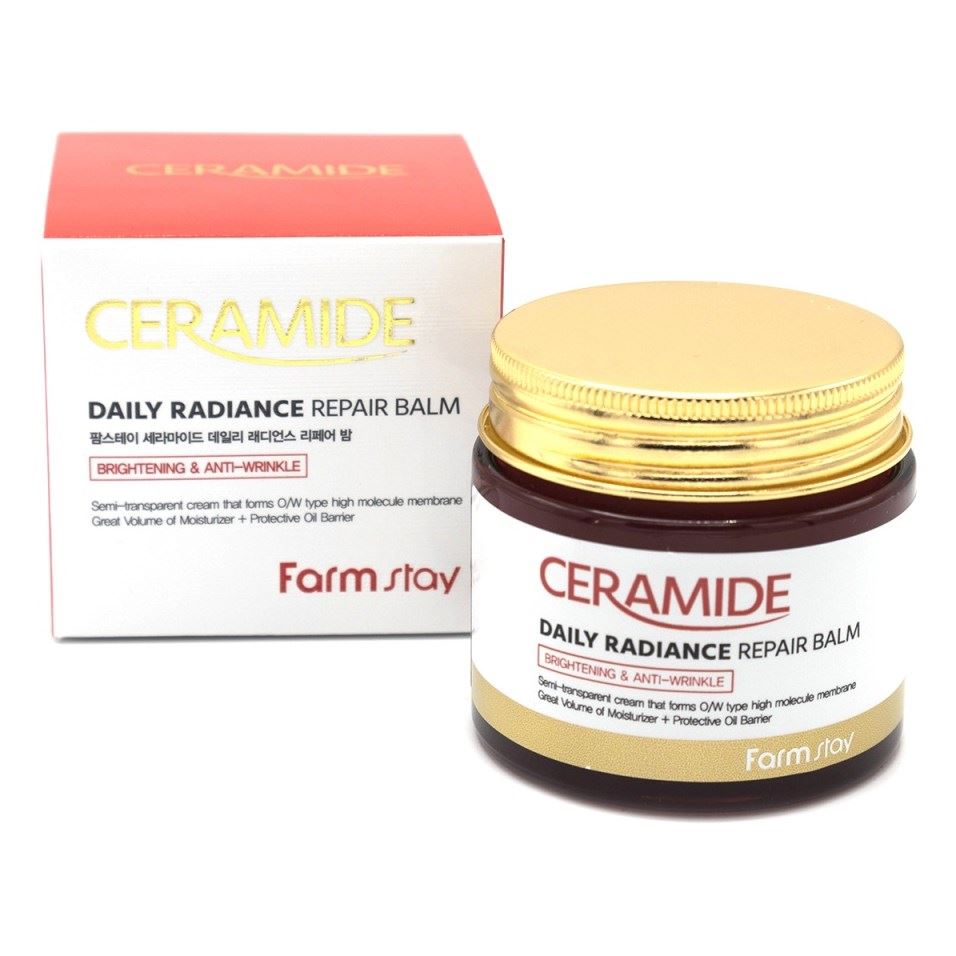 FarmStay Skin Care Ceramide Daily Radiance Repair Balm Укрепляющий крем-бальзам для лица с керамидами