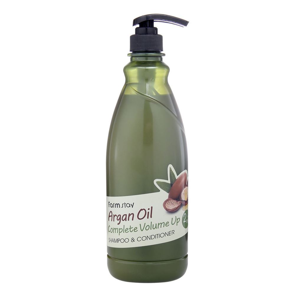 FarmStay Skin Care Argan Oil Complete Volume Up Shampoo & Conditioner  Шампунь-кондиционер с аргановым маслом