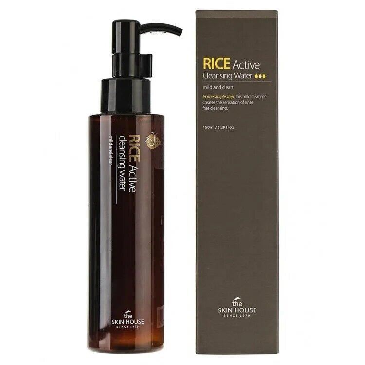 The Skin House Skin Care Rice Active Cleansing Water Средство (вода очищающая) для снятия макияжа