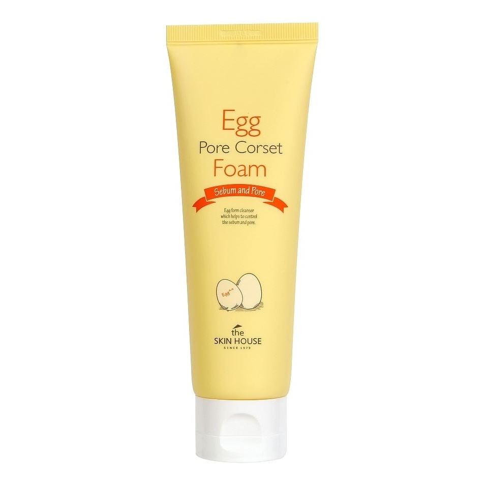 The Skin House Skin Care Egg Pore Corset Foam  Пенка для умывания и сужения пор с яичным экстрактом