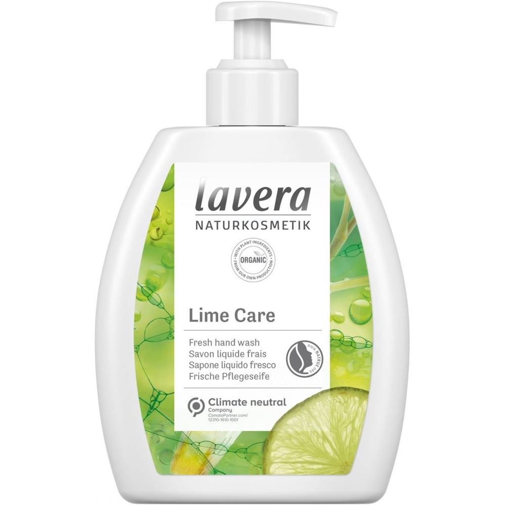 Lavera Basis Sensitiv  Lime Care Hand Wash Жидкое мыло Фруктовое
