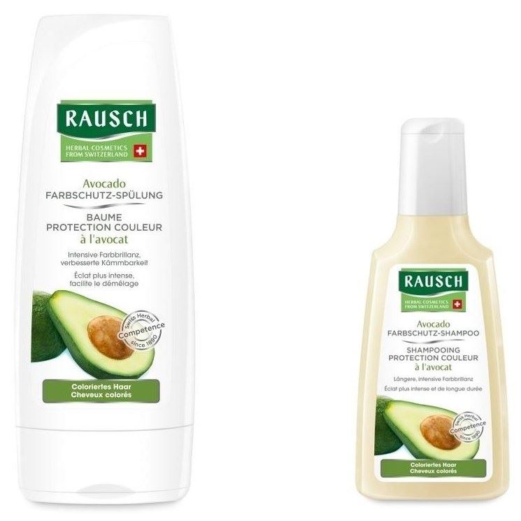 Rausch Hair Care Couleur a l'avocat Set Промо-набор: смываемый кондиционер Защита цвета, шампунь Защита цвета