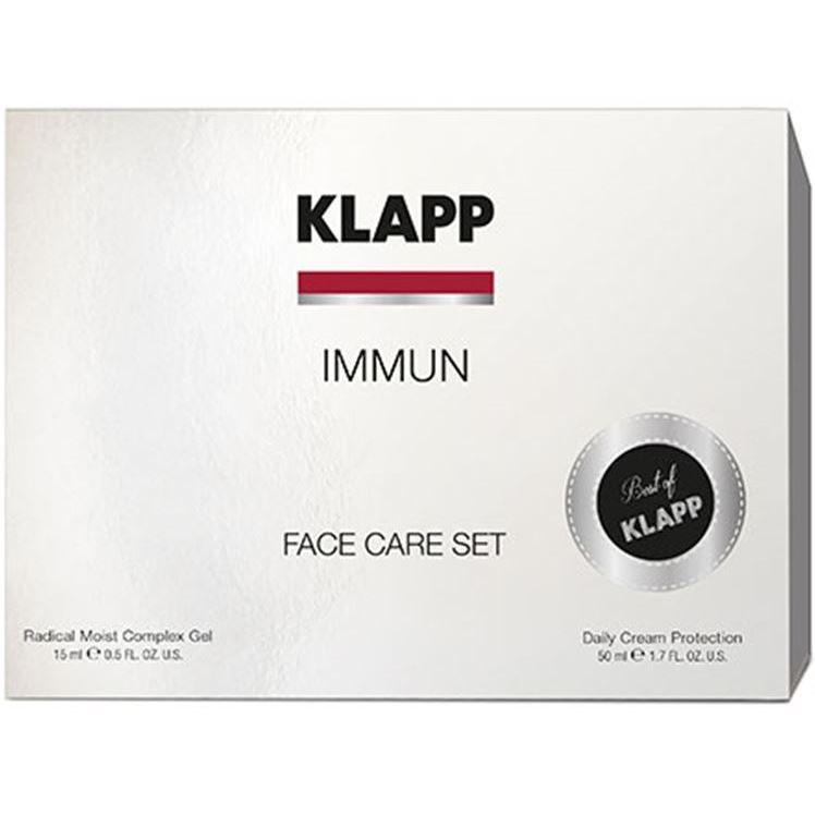 Klapp Hyluronic Immun Immun Face Care Set Набор по уходу за лицом: радикально-увлажняющий комплекс, дневной крем