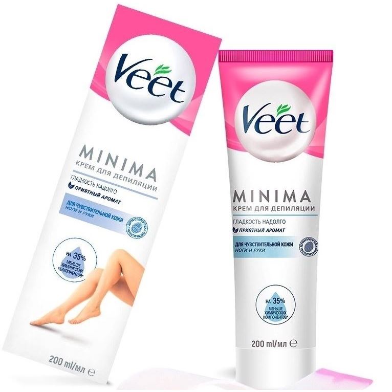 Veet Кремы для депиляции Minima Крем для депиляции для чувствительной кожи Крем для депиляции для чувствительной кожи
