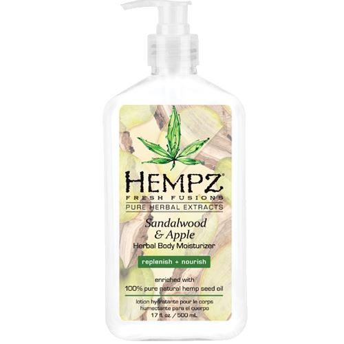 Hempz Body Care Sandalwood & Apple Herbal Foaming Body Moisturizer Молочко для тела увлажняющее Сандал и Яблоко