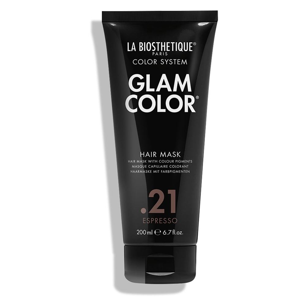 La Biosthetique Coloring and Perming Hair  Glam Color Hair Mask .21 Espresso  Тонирующая маска для волос - холодные коричневые оттенки