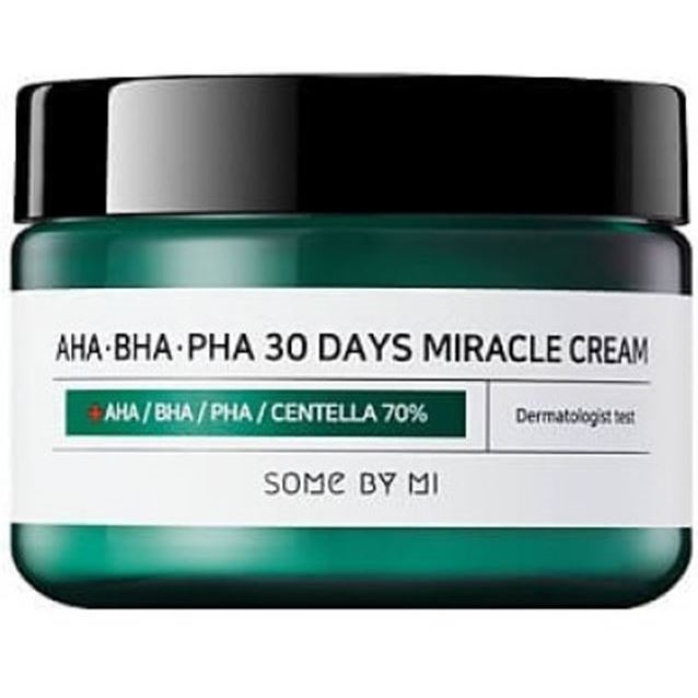 Some By Mi Faсe Care AHA-BHA-PHA 30 Days Miracle Cream Восстанавливающий кислотный крем для проблемной кожи 