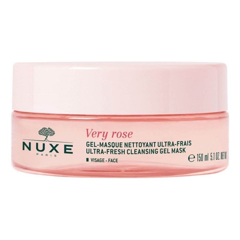 Nuxe Very Rose Very Rose Освежающая очищающая гель-маска для лица Very Rose Gel-Masque Nettoyant Ultra-Frais  Освежающая очищающая гель-маска для лица
