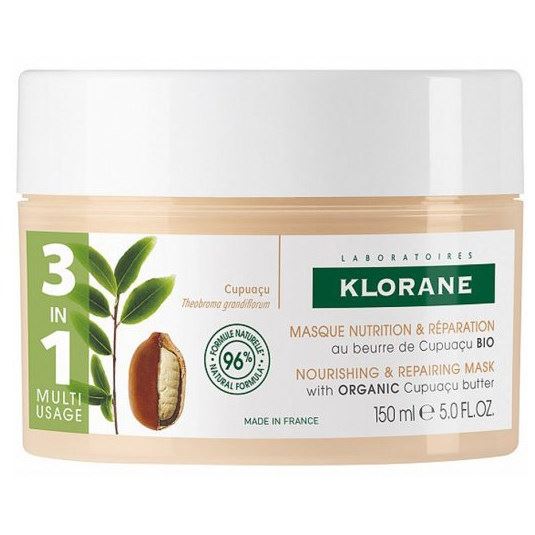 Klorane Your Hair Маска питательная и восстанавливающая с Органическим маслом Купуасу Nourishing & Repairing Mask with Organic Cupuacu butter