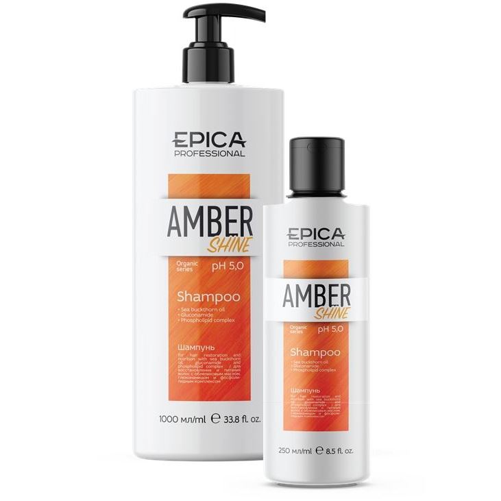 Epica Professional Deep Recover Amber Shine Organic Shampoo Шампунь для восстановления и питания волос
