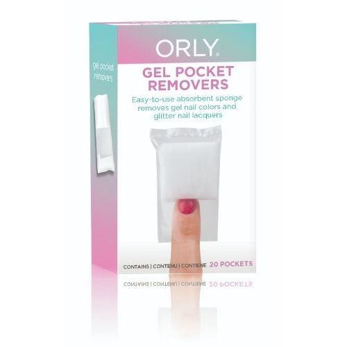 ORLY Лаки, гели и покрытия для ногтей Pocket Removers Пакетики для растворения гель-лака и лака с блестками 