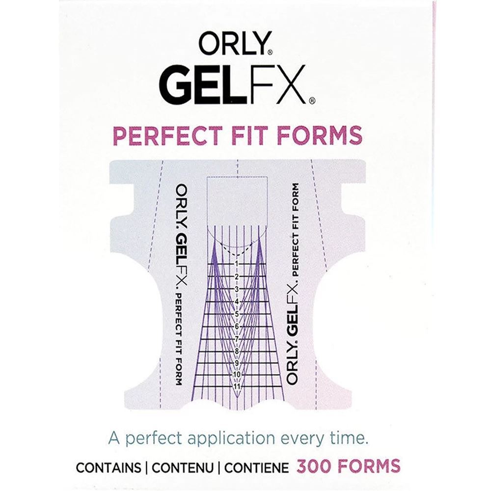 ORLY Инструменты и аксессуары Perfect Fit Nail Forms Формы для моделирования ногтей 