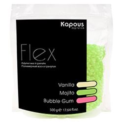 Polymer Wax in Granules "Flex" with the aroma of Mojito