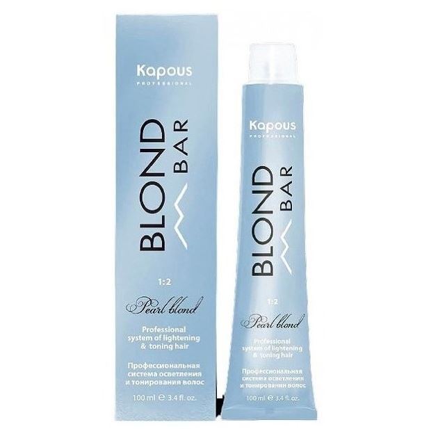 Kapous Professional Color and Tints Blond Bar Color Крем-краска для волос с экстрактом жемчуга