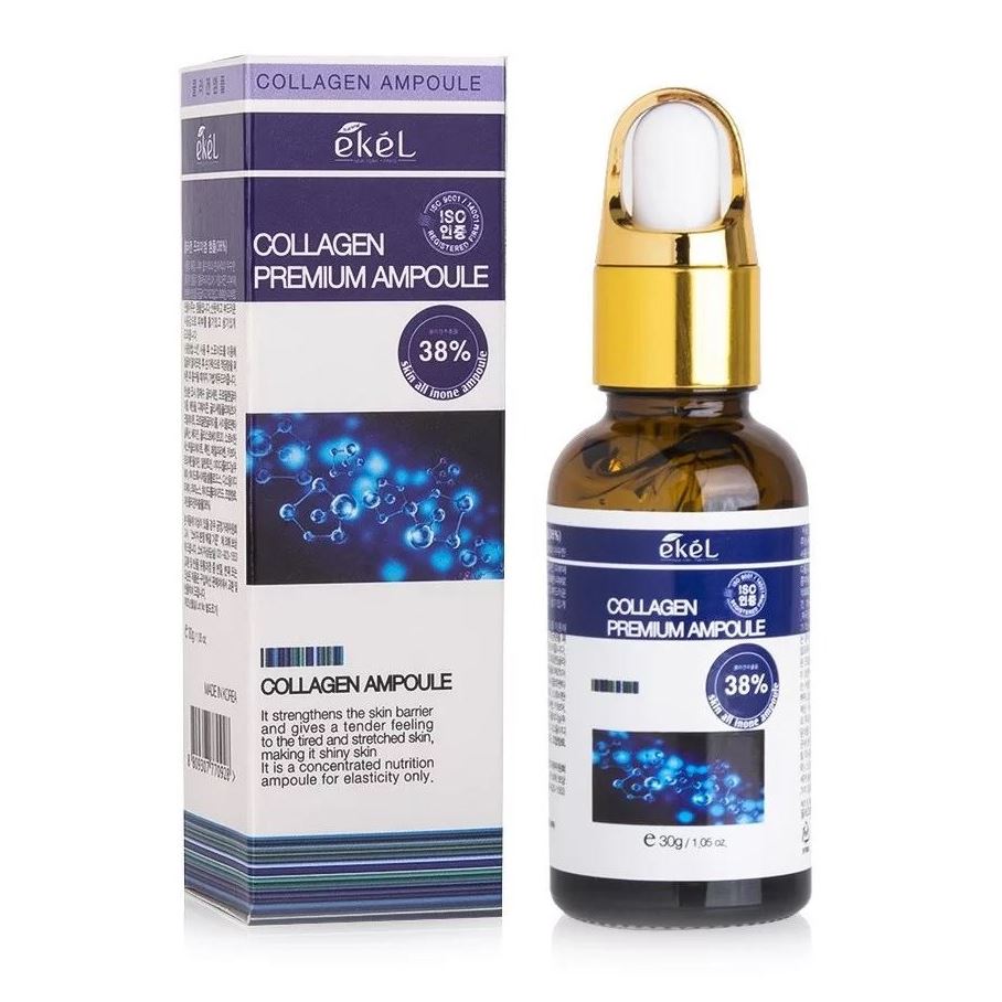 Ekel Face Care Collagen Premium Ampoule Ампульная сыворотка с коллагеном