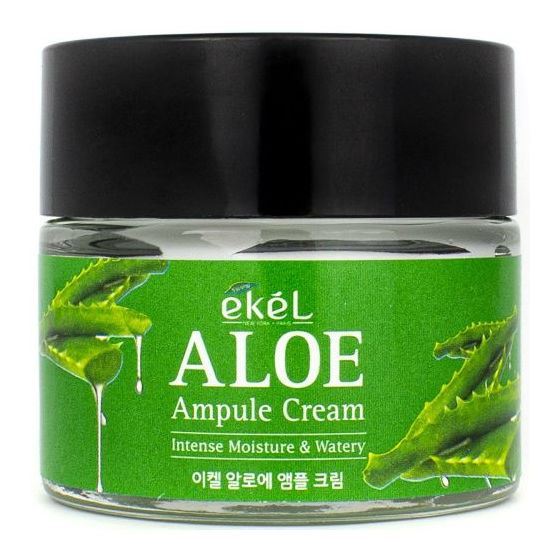 Ekel Face Care Aloe Ampule Cream Ампуальный крем для лица с алоэ