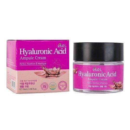 Ekel Face Care Hyaluronic Acid Ampoule Cream  Ампульный крем для лица с гиалуроновой кислотой
