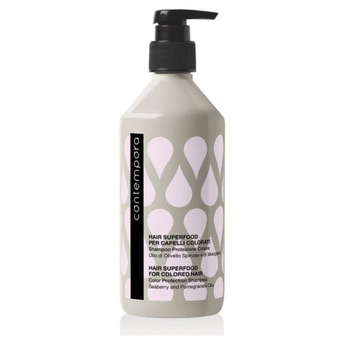 Barex Contempora Hair Superfood For Colored Hair Shampoo Шампунь Окрашенные Волосы рН 4.5 Color Protection Shampoo Seaberry and Pomegranate Oils