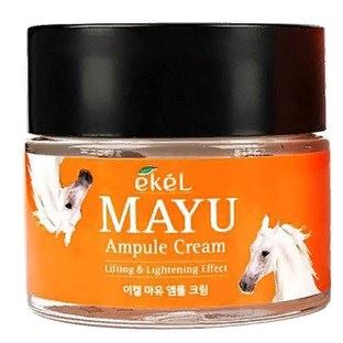 Ekel Face Care Mayu Ampule Cream Ампульный крем для лица с лошадиным жиром