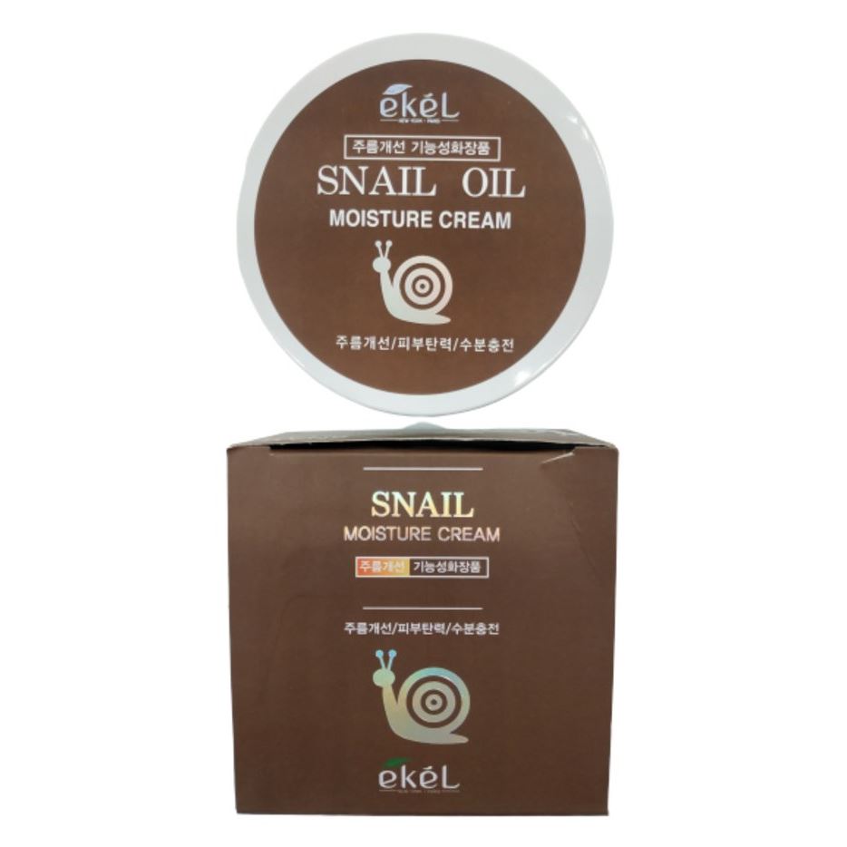 Ekel Face Care Snail Moisture Cream Увлажняющий крем с муцином улитки