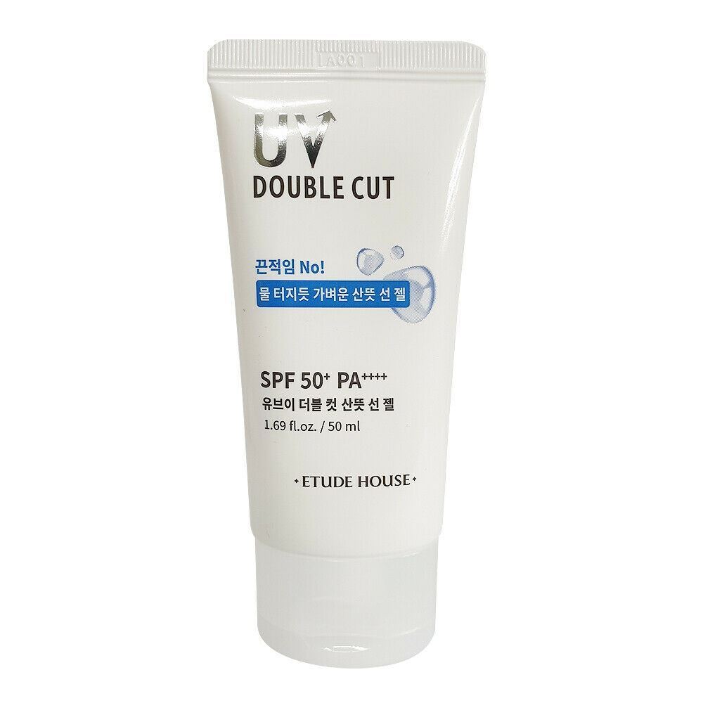 Etude House Face Care UV Double Cut Fresh Sun Gel SPF50+ PA++++  Освежающий солнцезащитный крем