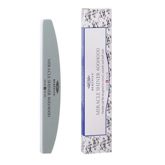 Berenice Nail Care Miracle Shiner 600/4000 Пилка для ногтей полумесяц