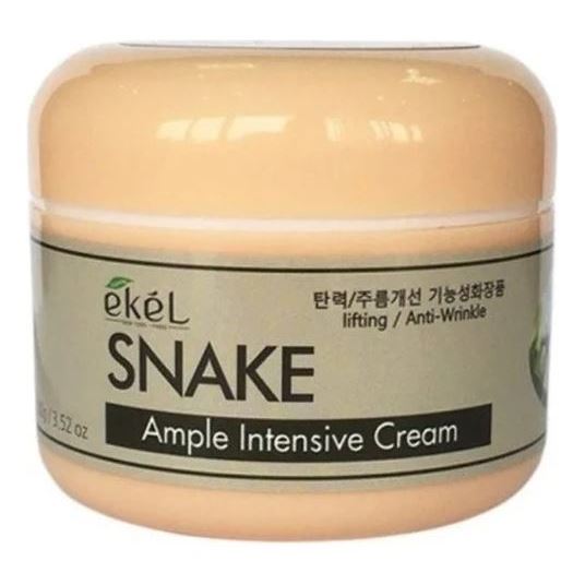 Ekel Face Care Ample Intensive Cream Snake Крем для лица с пептидом змеиного яда