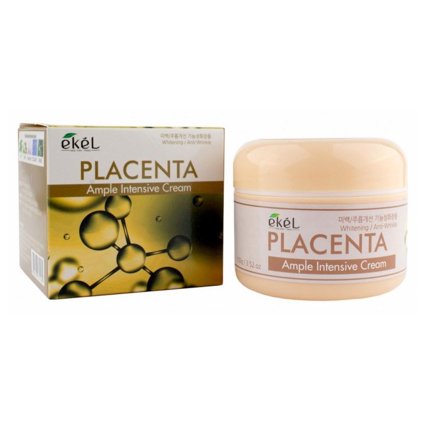 Ekel Face Care Ample Intensive Cream Placenta  Крем для лица с экстрактом плаценты