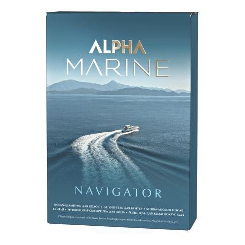 Estel Professional Alpha Homme Alpha Marine Navigator Set Набор: шампунь, гель для бритья, лосьон после бритья, сыворотка для лица