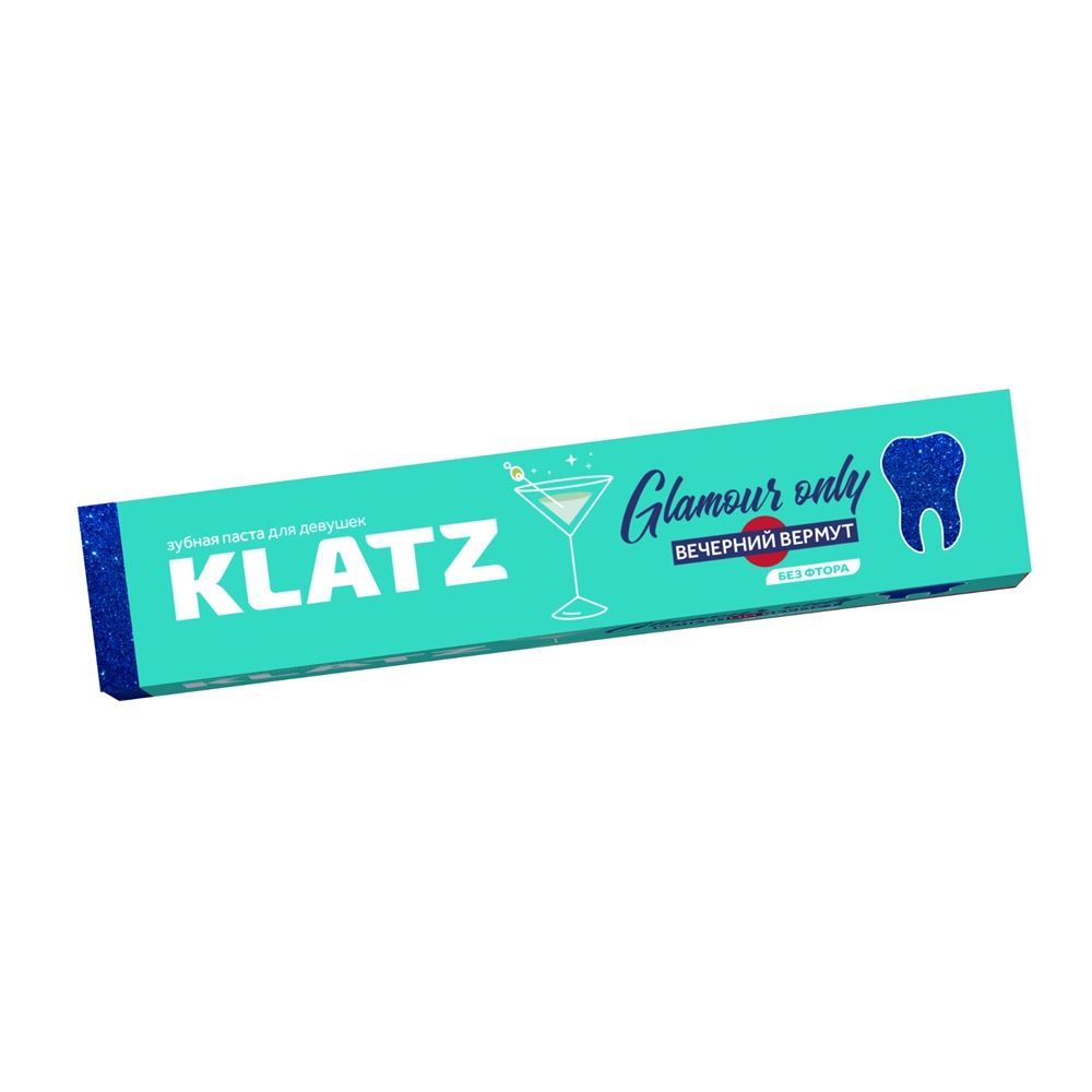 Klatz Lifestyle Glamour Only Вечерний вермут без фтора Зубная паста для девушек