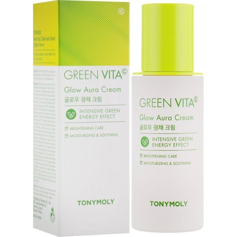 Tony Moly Face Care Green Vita C Glow Aura Cream Крем для лица с витамином С