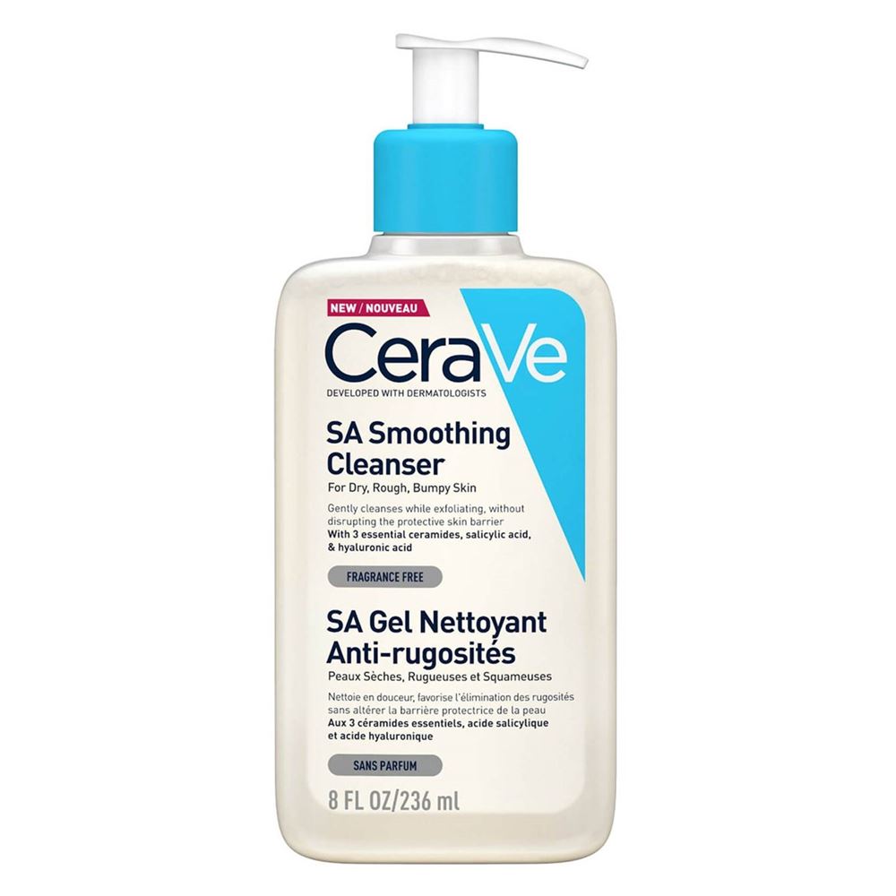 CeraVe Softening Care SA Smoothing Cleanser SA Смягчающий очищающий гель для сухой, огрубевшей и неровной кожи