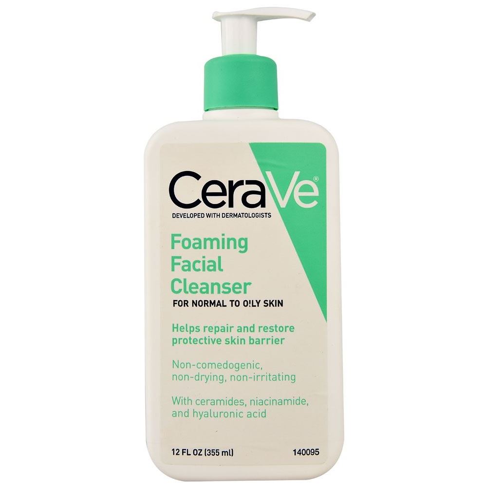 CeraVe Cleansing Foaming Facial Cleancer for normal to oily skin Очищающий гель для нормальной и жирной кожи лица и тела