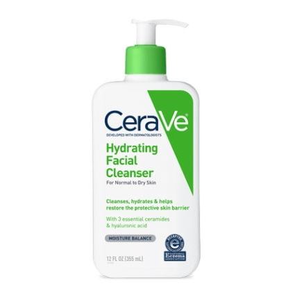 CeraVe Cleansing Hydrating Facial Cleanser for normal to dry skin Увлажняющий очищающий крем-гель для нормальной и сухой кожи лица и тела
