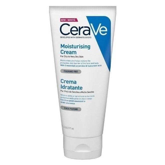 CeraVe Moisturizing Care Moisturizing Cream for dry to very dry skin Увлажняющий крем для сухой и очень сухой кожи лица и тела