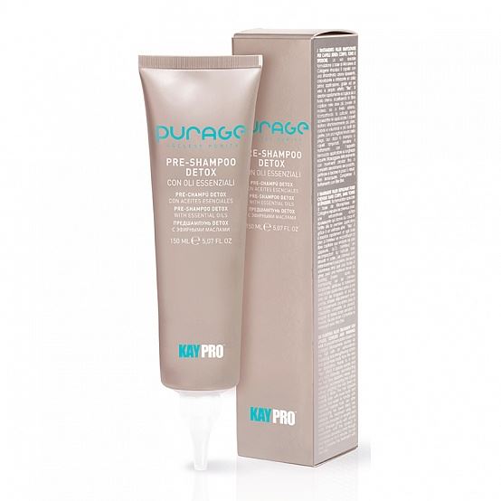 KAYPRO Purage Purage Pre - Shampoo Detox Крем-предшампунь очищающий для кожи головы на основе эфирных масел 