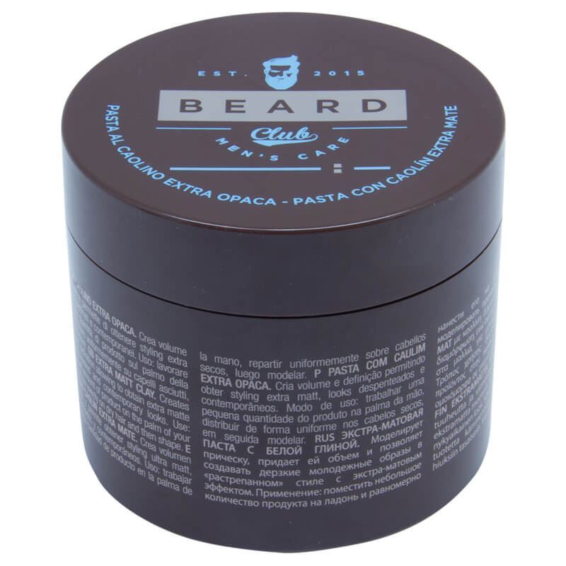 KAYPRO Beard Club Beard Club Extra Matte White Clay Paste Паста для волос экстра матовая с белой глиной