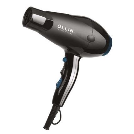 Ollin Professional Hair Tools OL-7155 Фен профессиональный 1700-2100W Фен профессиональный 1700-2100 W. В комплекте 2 насадки и диффузор