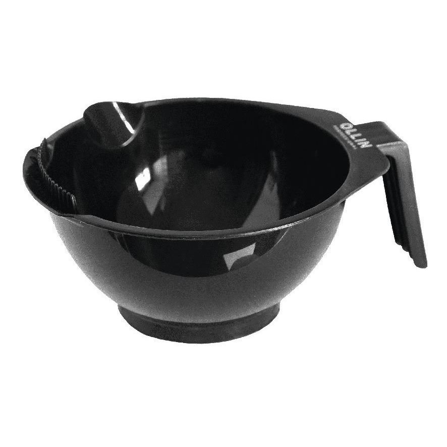 Ollin Professional Accessories Миска для окрашивания 300 мл черная с ручкой, носиком и зубчиками Миска для окрашивания 300 мл черная с ручкой, носиком и зубчиками