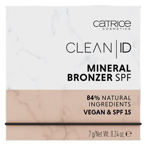 Catrice Make Up Clean ID Mineral Bronzer SPF Бронзер Clean ID Mineral Bronzer SPF