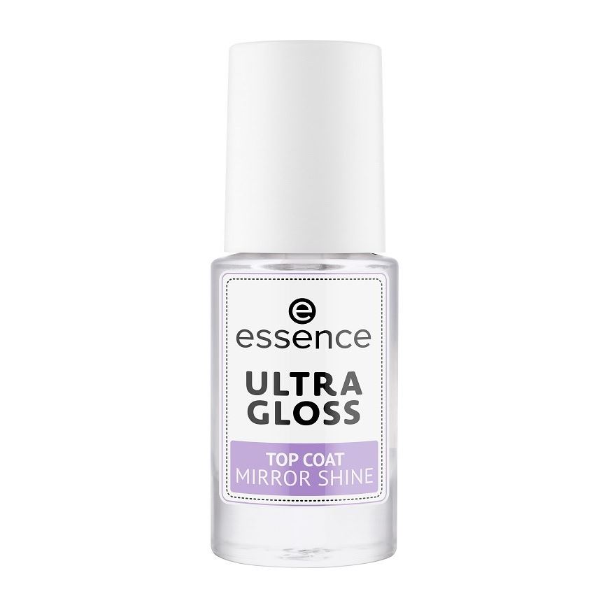 Essence Nail Care Ultra Gloss Top Coat Mirror Shine Ультраглянцевое верхнее покрытие для ногтей 