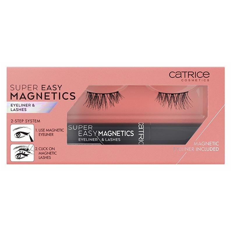 Catrice Make Up Super Easy Magnetics Eyeliner & Lashes  Набор: Подводка для глаз и накладные ресницы 